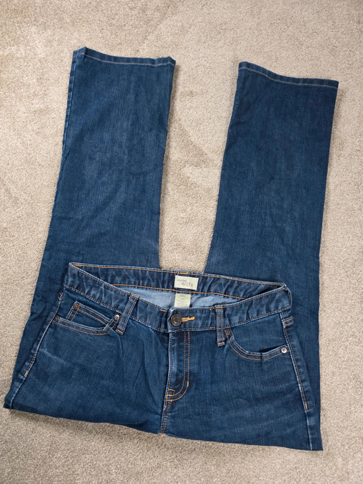 Vintage Y2K GAP Low Rise Bootcut Jeans UK Size 10 Petite