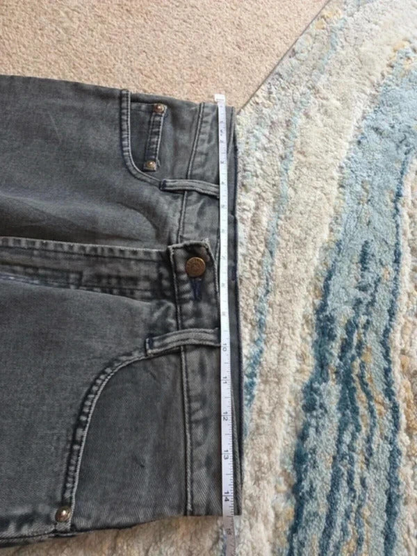 Vintage Y2K High Rise Straight Leg Jeans UK Size 8