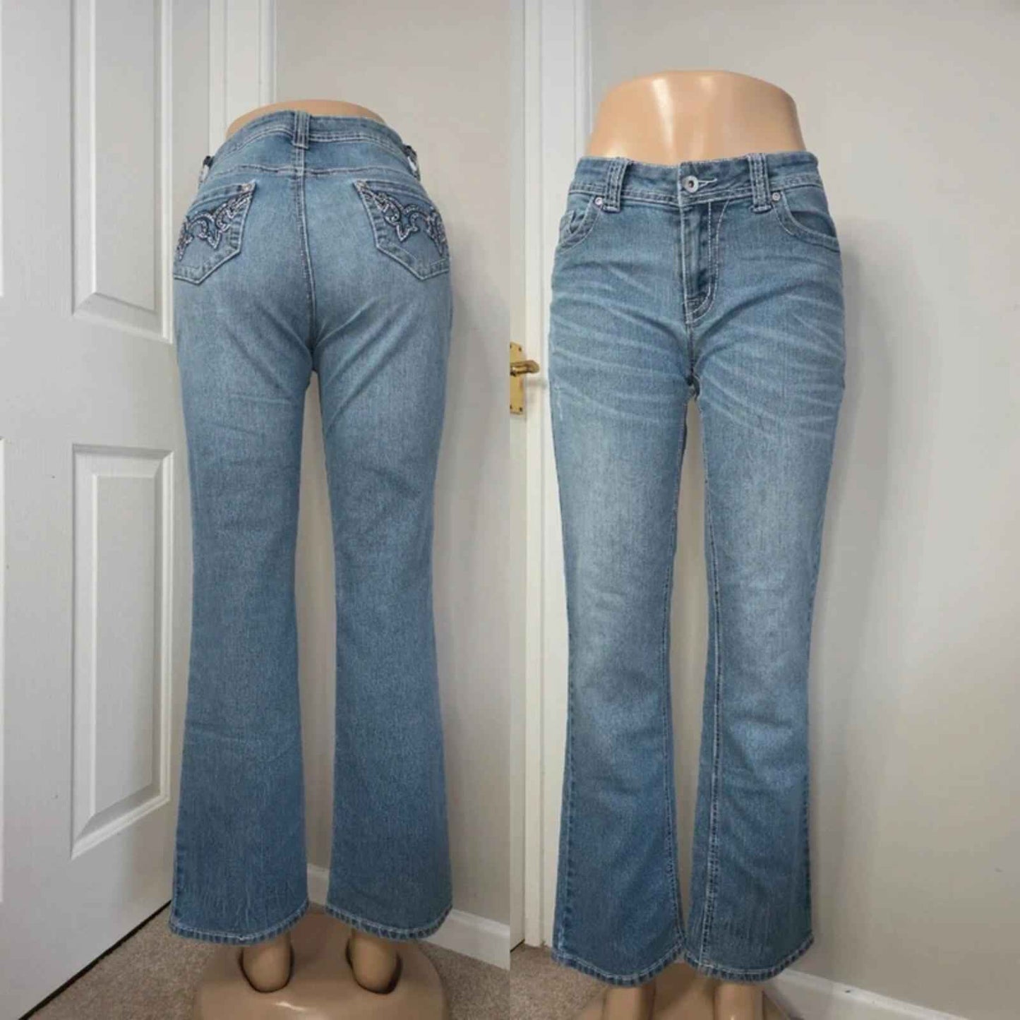 Cg Cg Mid Rise Bootcut Jeans UK Size 8/10 Petite