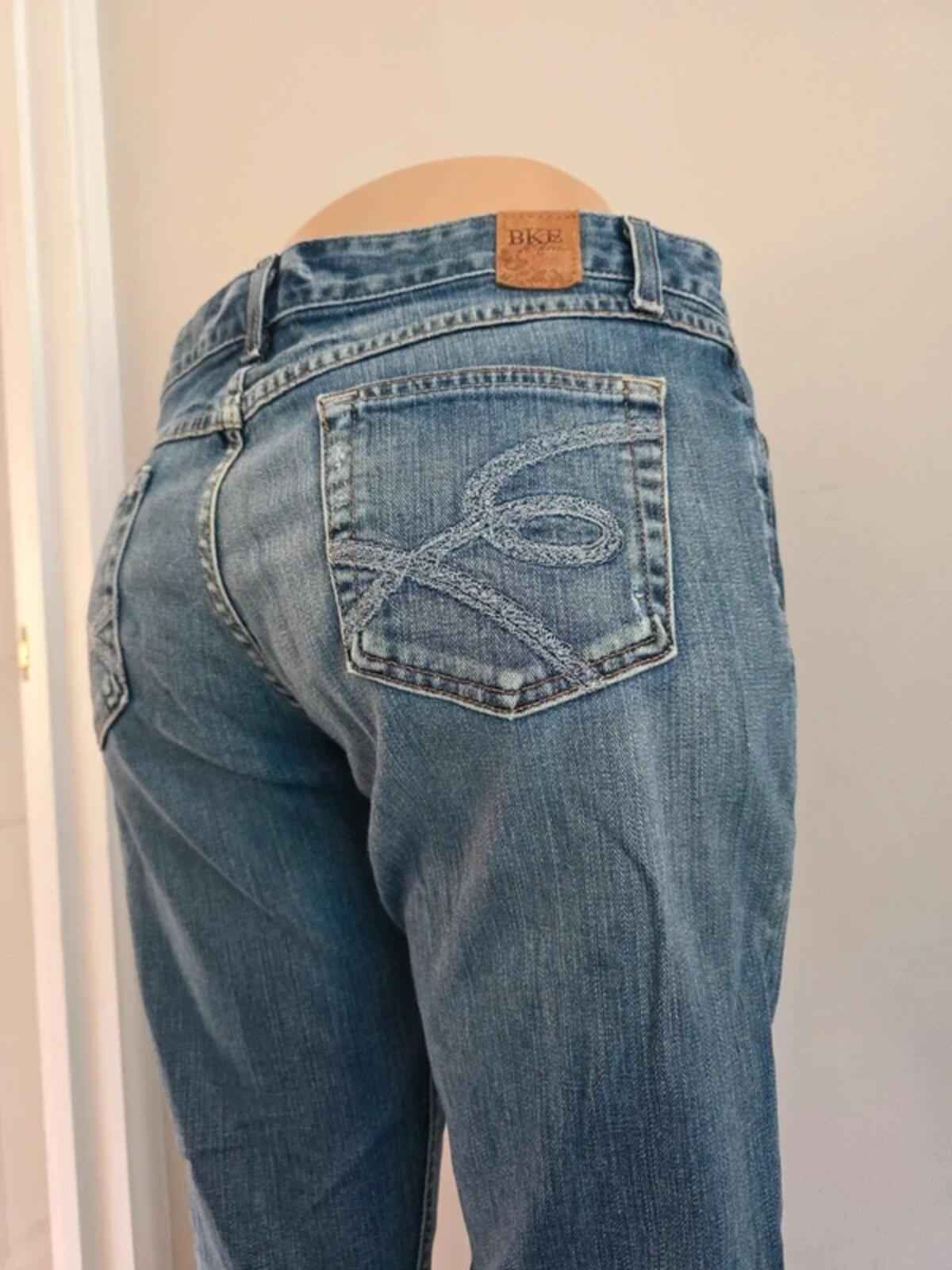 BKE Mid Rise Bootcut Vintage Y2K Jeans UK Size 14 Tall