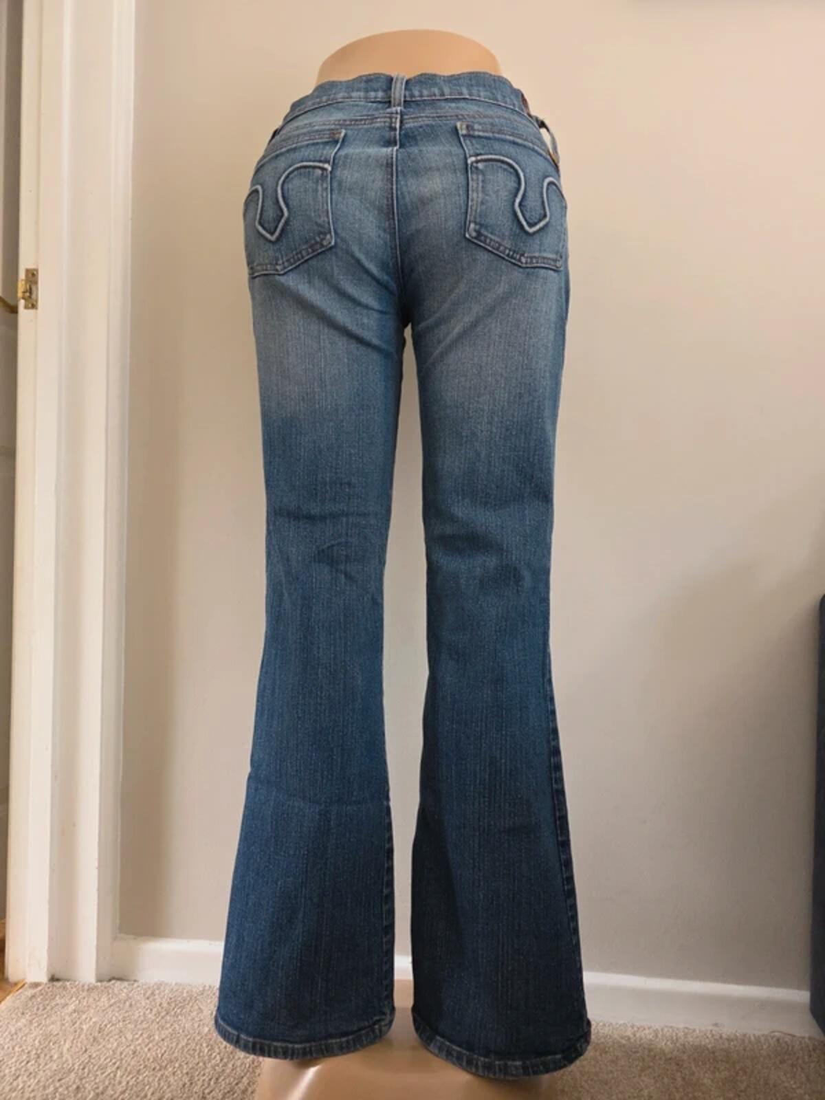 Bongo Low Rise Bootcut Vintage Y2K Jeans UK Size 10