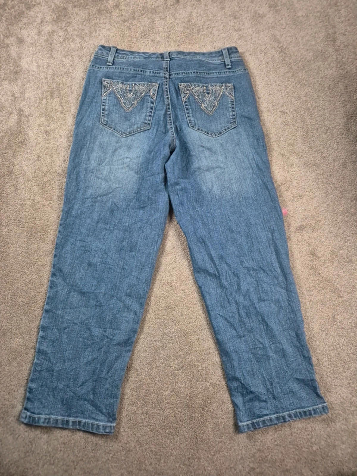 Vintage Y2K Style & Co Denim Mid Rise Capri Jeans – UK 8 (23| inseam) |