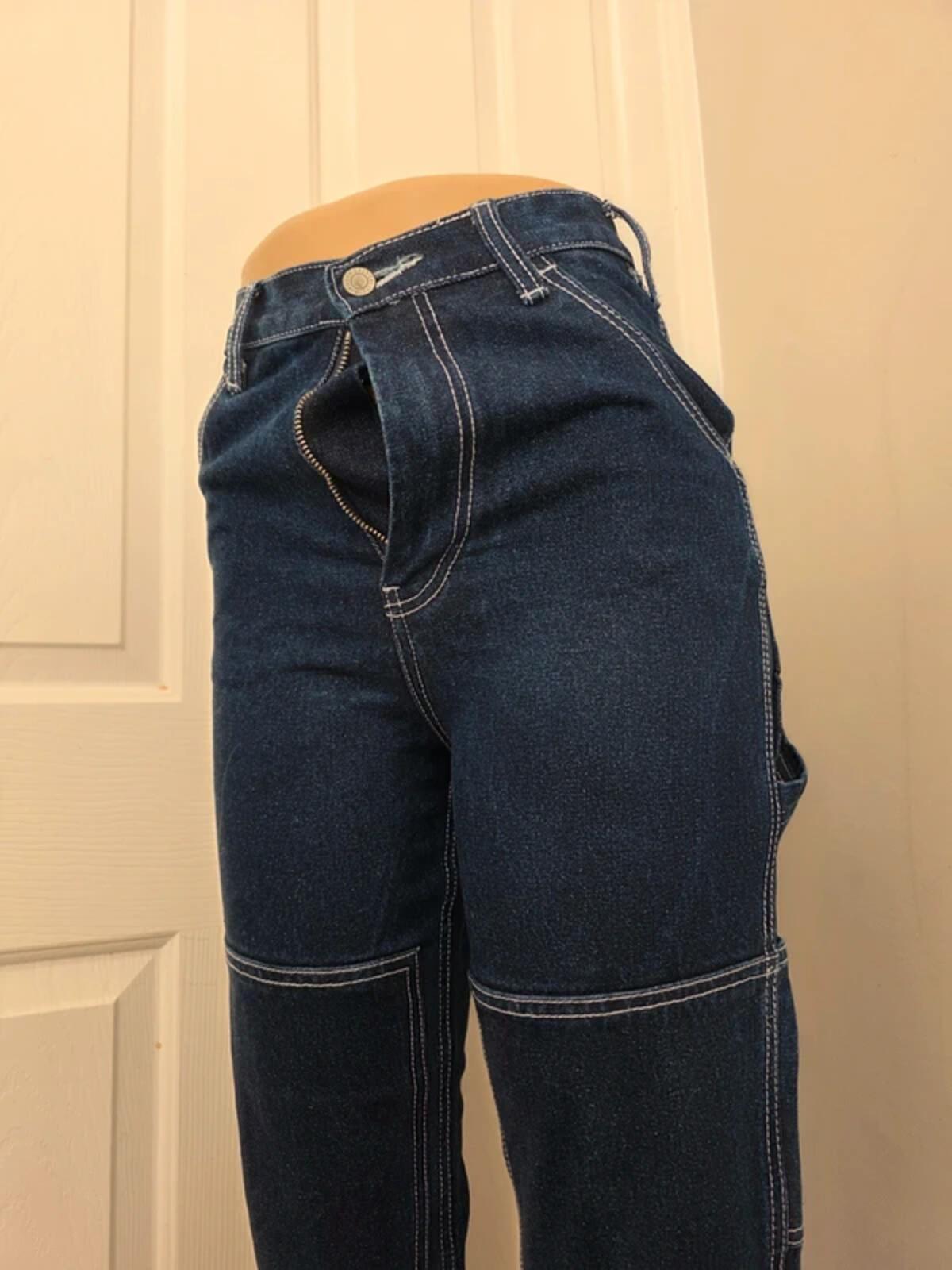 J. GALT High Rise Carpenter Vintage Y2K Jeans UK Size 4/6 Petite