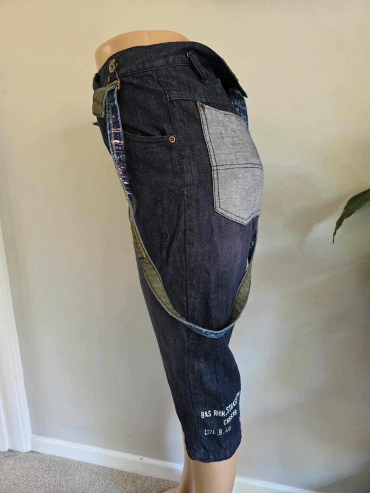 Special High Rise Capri Street Wear Jeans UK Size 10