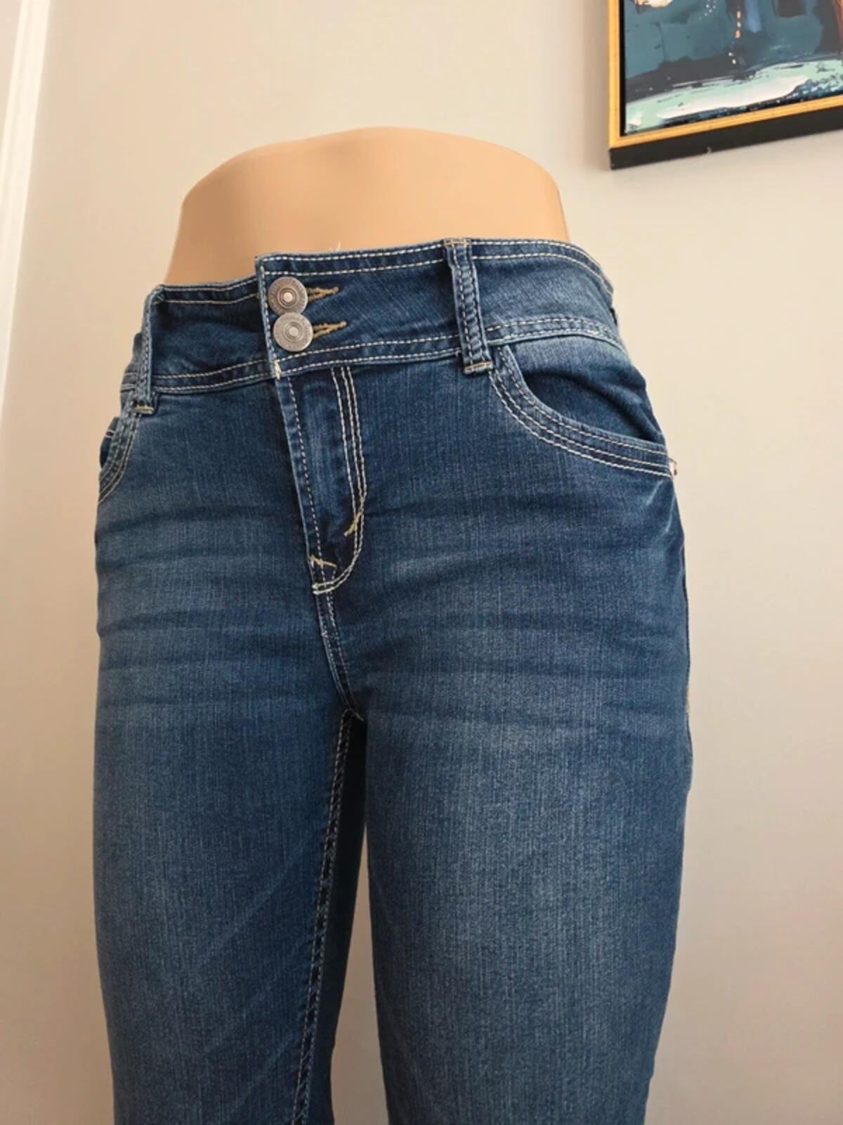 Wallflower Mid Rise Bootcut Vintage Y2K Jeans UK Size 10/12 Petite