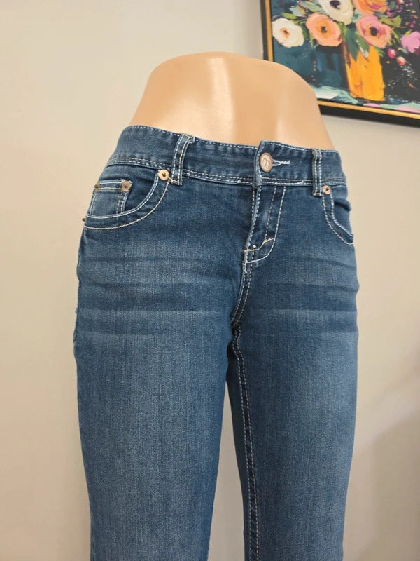 Maurices Mid Rise Bootcut Vintage Y2K Jeans UK Size 6/8