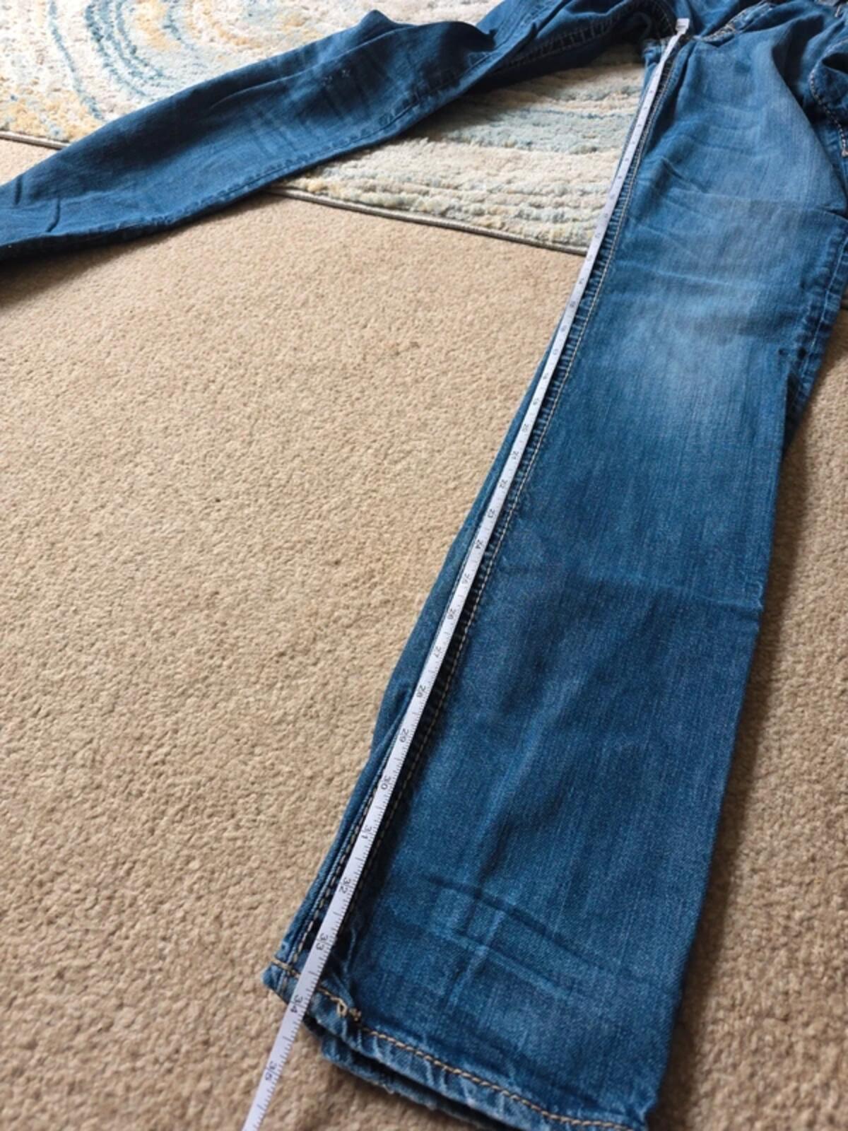 1921 Vintage Y2K Low Rise Straight Jeans UK Size 6/8 Tall