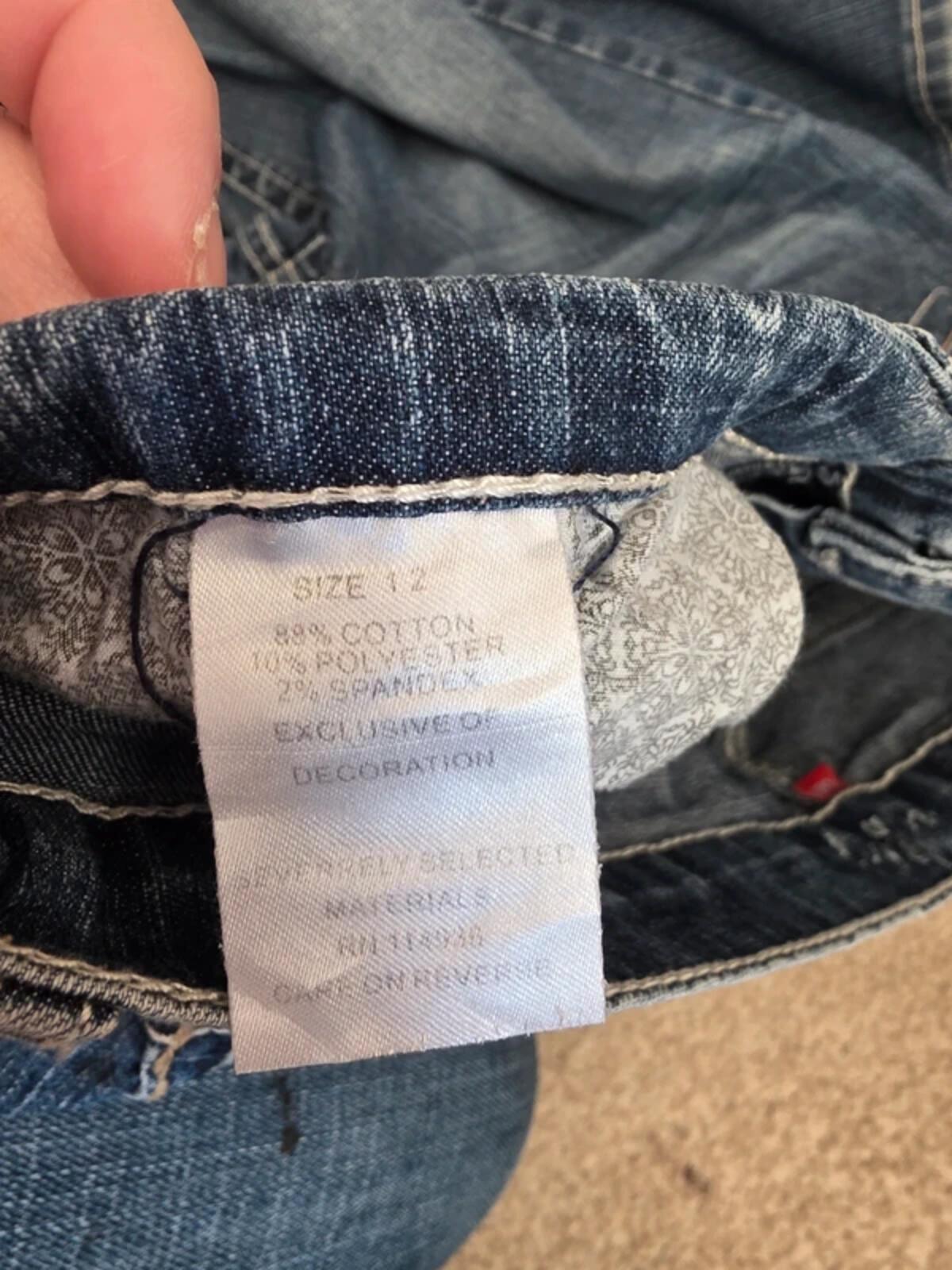 Firefly Mid Rise Flared Vintage Y2K Jeans UK Size 14