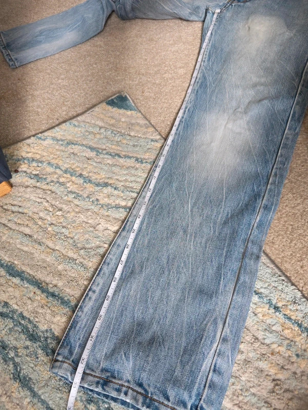 Warren Webber Mid Rise Straight Leg Tall Jeans UK Size 12/14