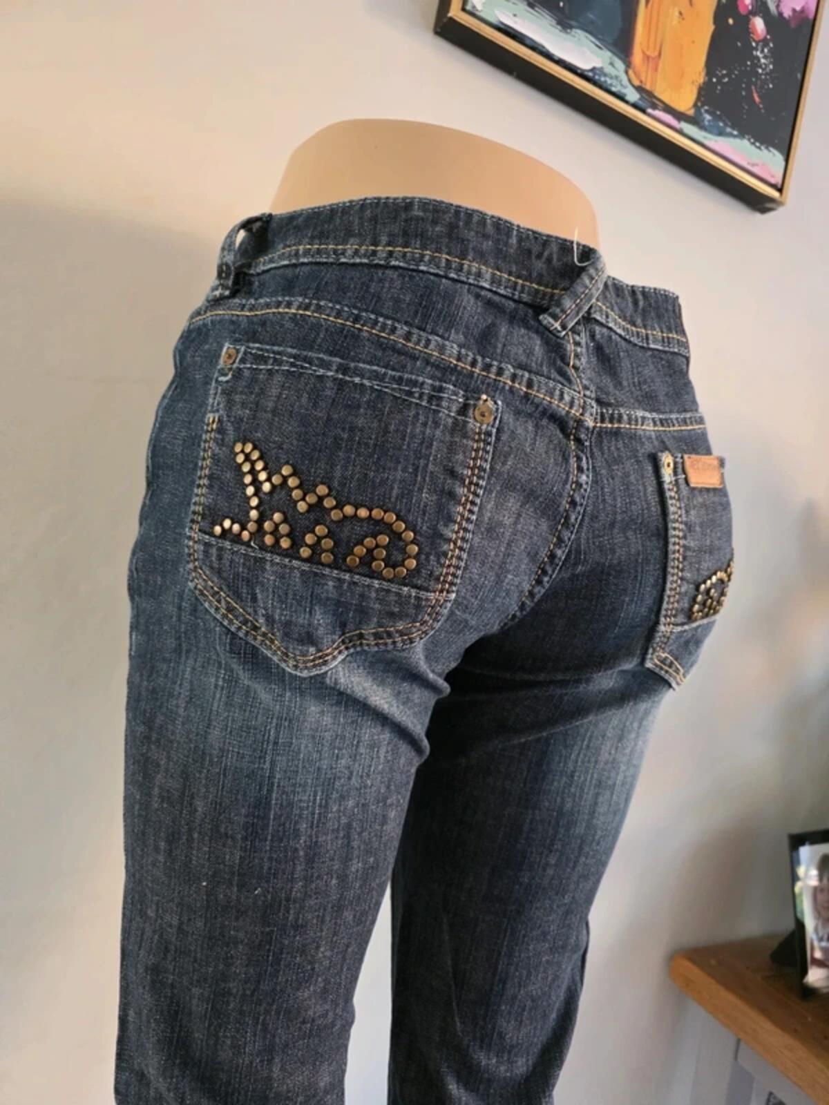 Mek Denim Low Rise Skinny Jeans UK Size 8/10 Tall