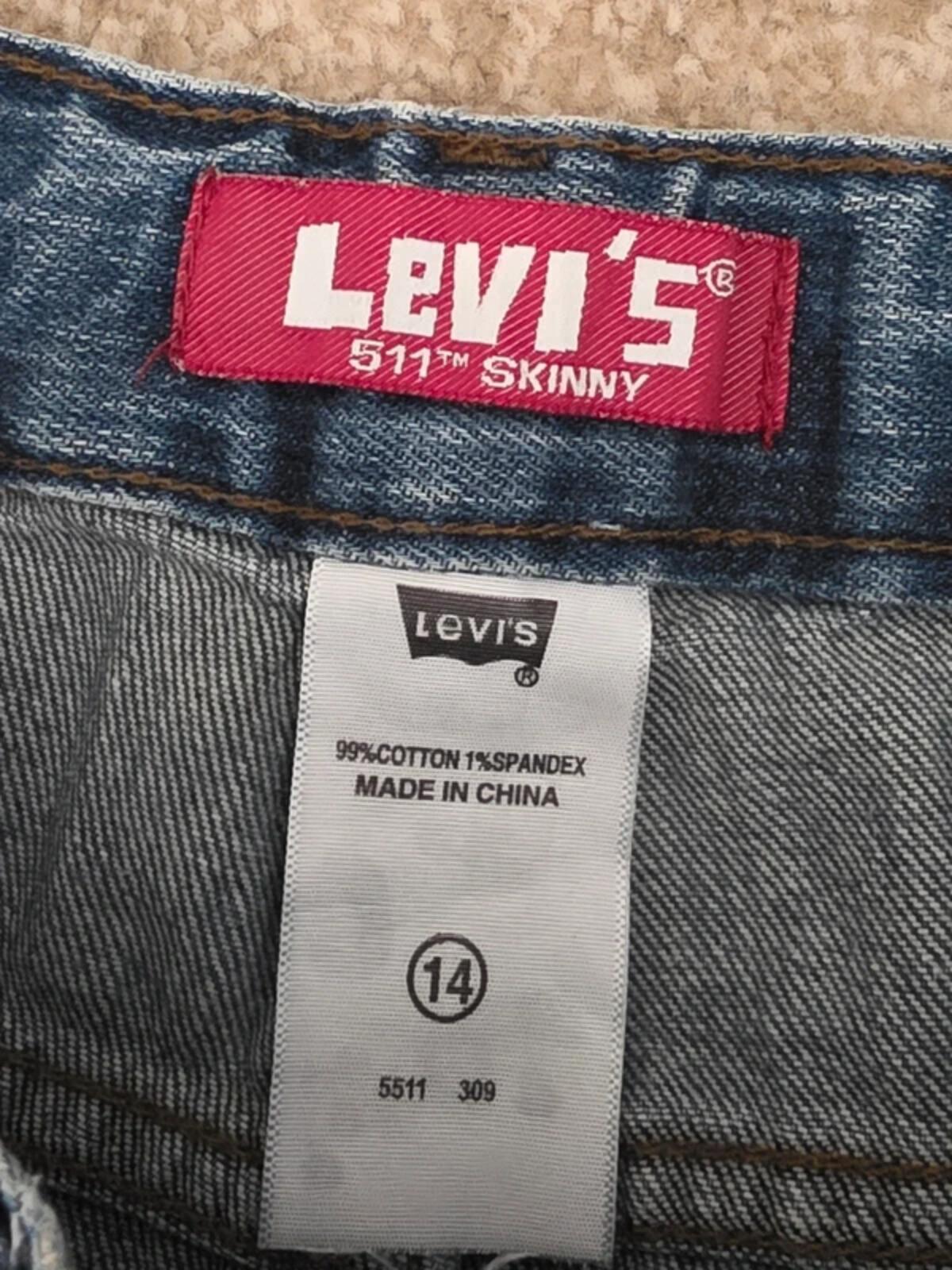 Levi’s Mid Rise Skinny Vintage Y2K Jeans UK Size 6