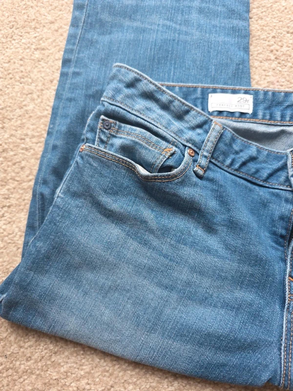 Vintage Y2K Gap 1969 Mid Rise Bootcut Jeans UK Size 12 Tall