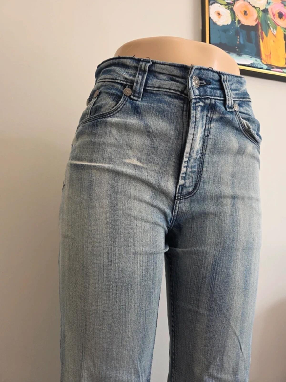 Lot29 High Waist Straight Relaxed Vintage Y2K Jeans UK Size 10