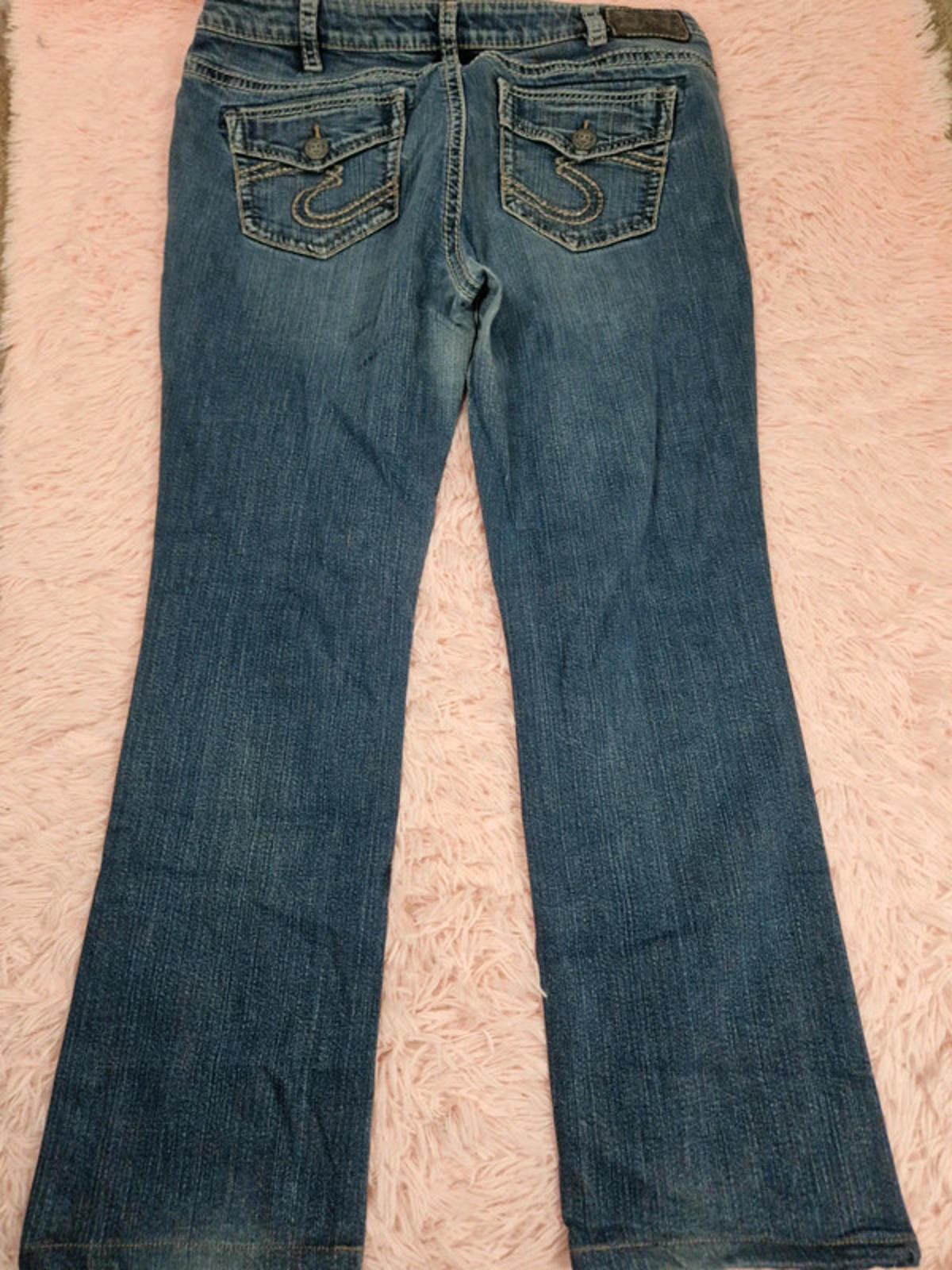 Vintage Y2K Classic Stretch Mid Rise Straight Jeans UK size 14 Petite