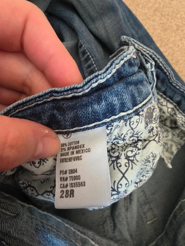 Big Star Ultra Low Rise Bootcut Jeans UK Size 8