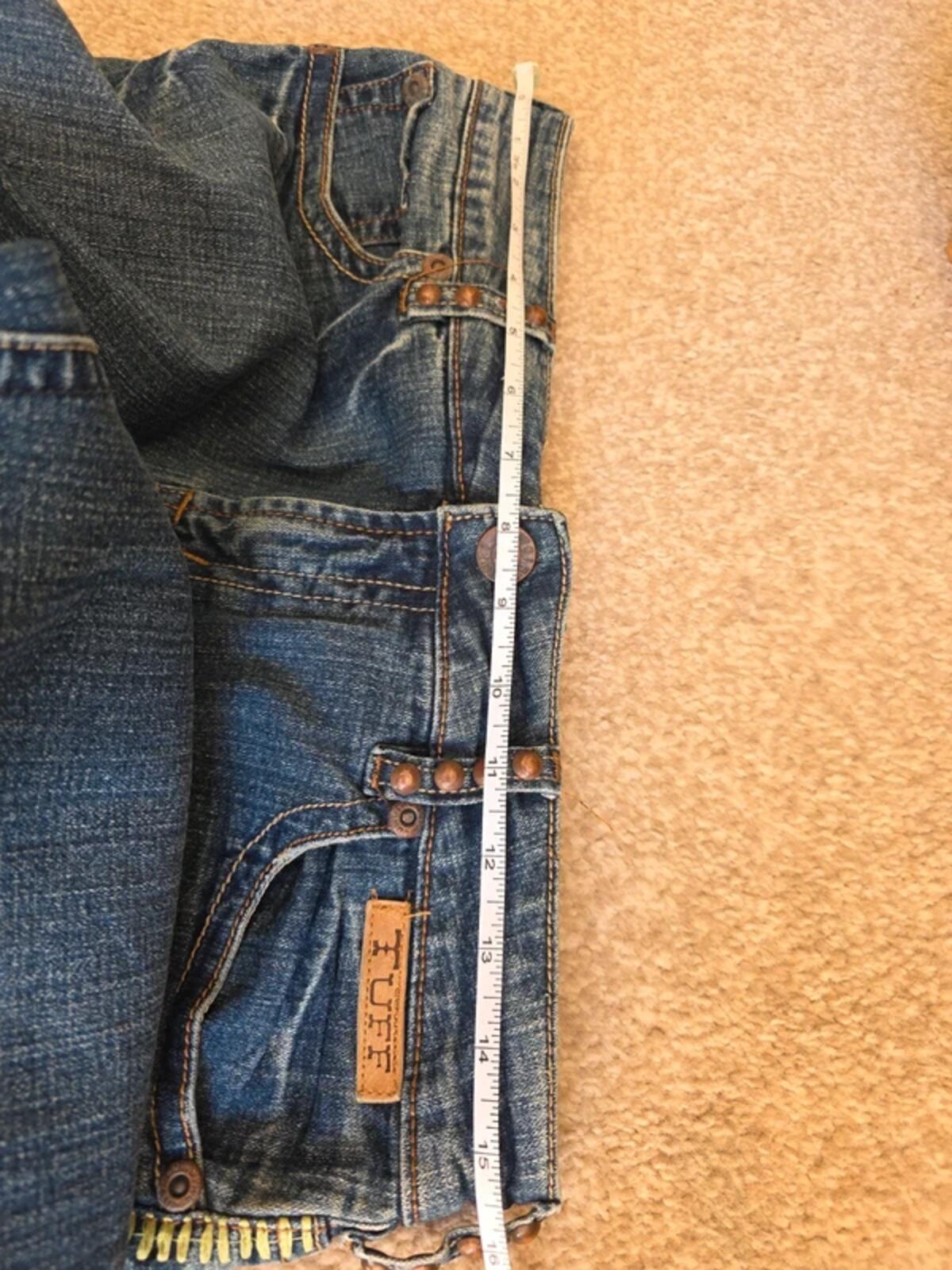 Cowgirl Tuff Co. Low Rise Bootcut Vintage Y2K Jeans UK Size 10