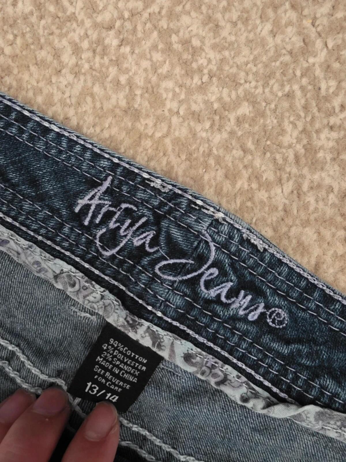 Ariya Jeans Low/Mid Rise Bootcut Jeans UK Size 14