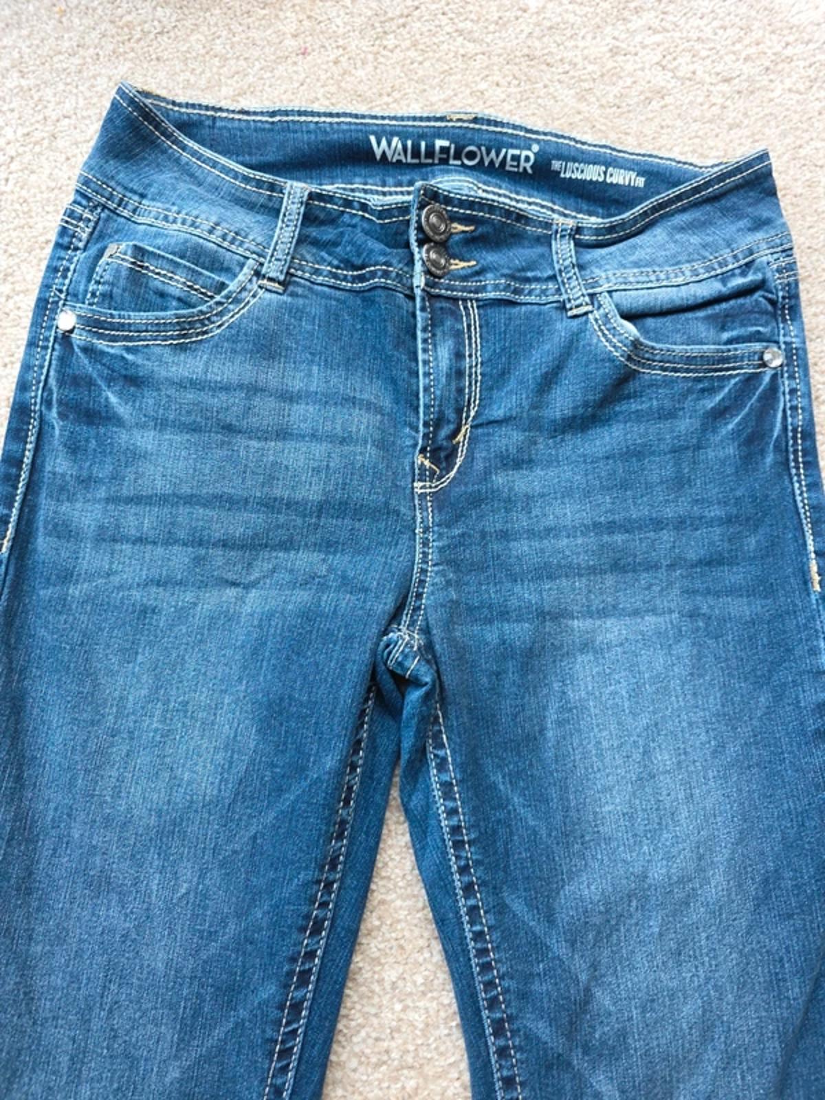 Vintage Y2K Wallflower Mid Rise Bootcut Jeans UK Size 12 Petite