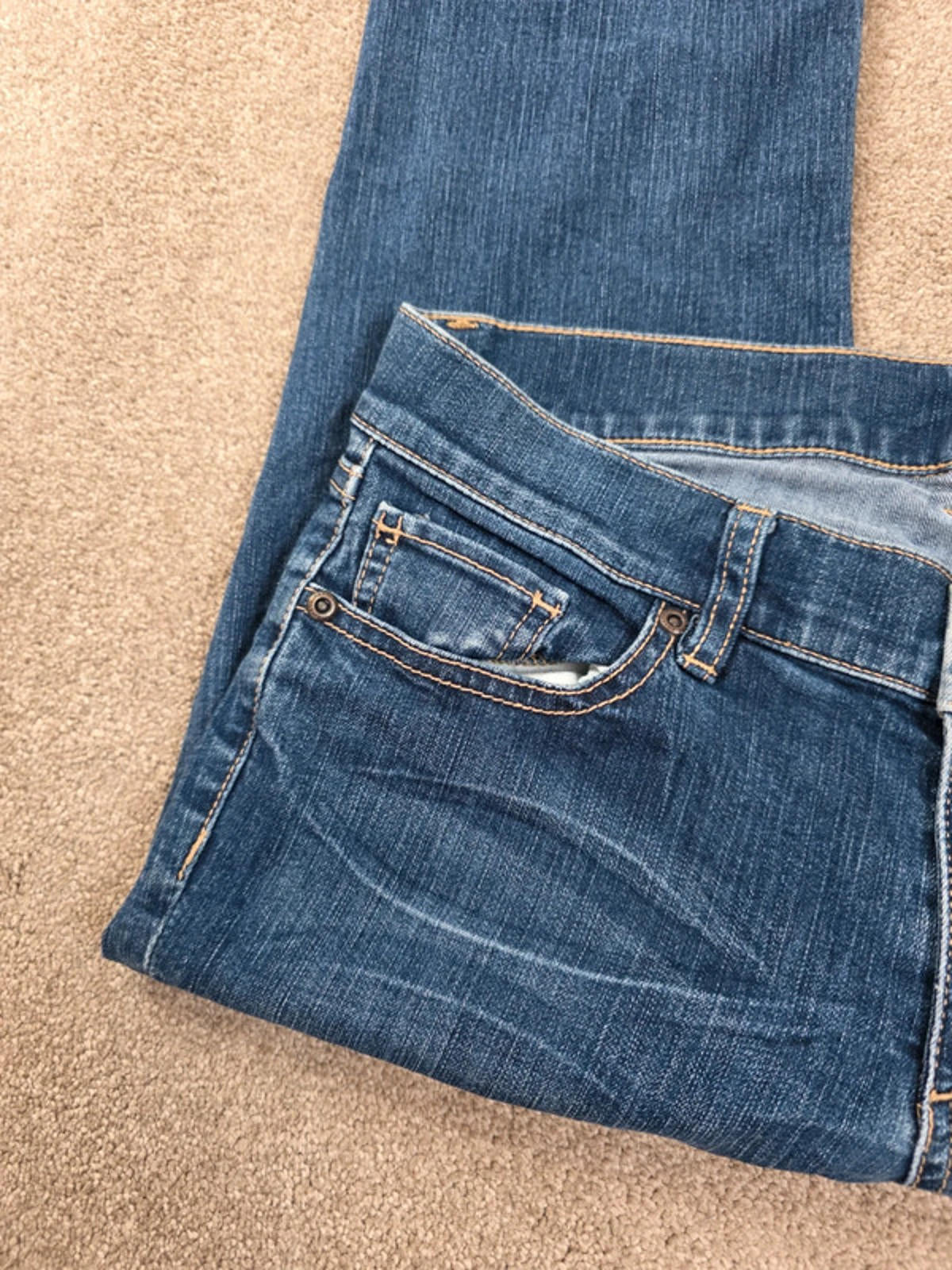 Vintage Y2K NY & Co Mid Rise Bootcut Jeans UK Size 10–12 Petite