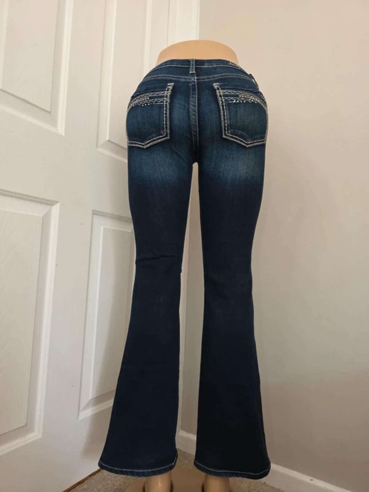 Daytrip Low Rise Bootcut Vintage Y2K Jeans UK Size 4/6 Petite