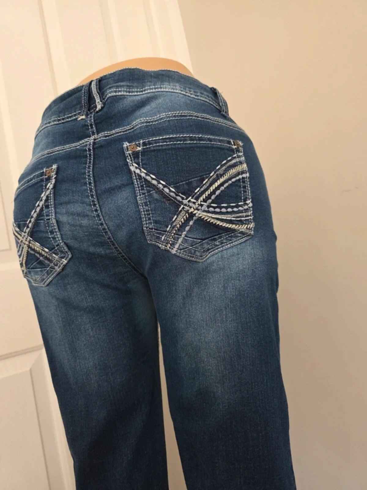 WallFlower Mid Rise Bootcut Vintage Y2K Jeans UK Size 18