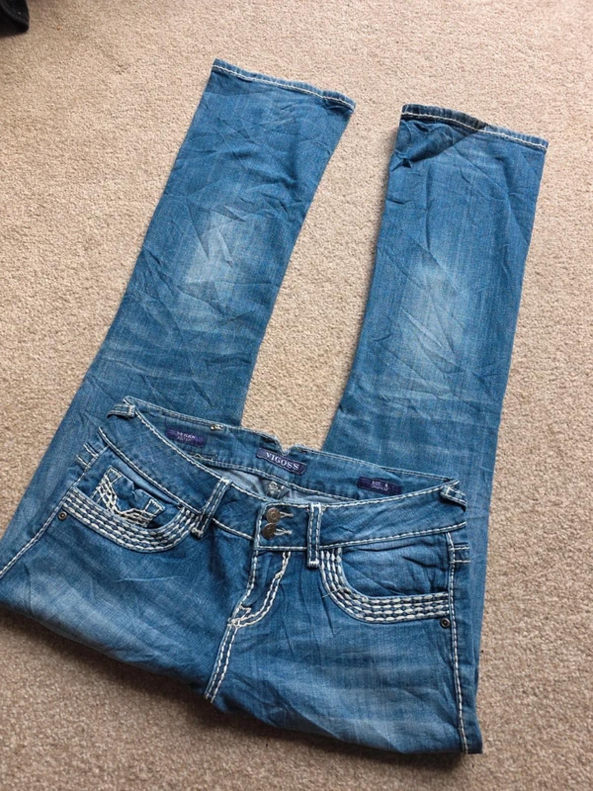 Vintage Y2K Vigoss Mid Rise Bootcut Jeans UK Size 14