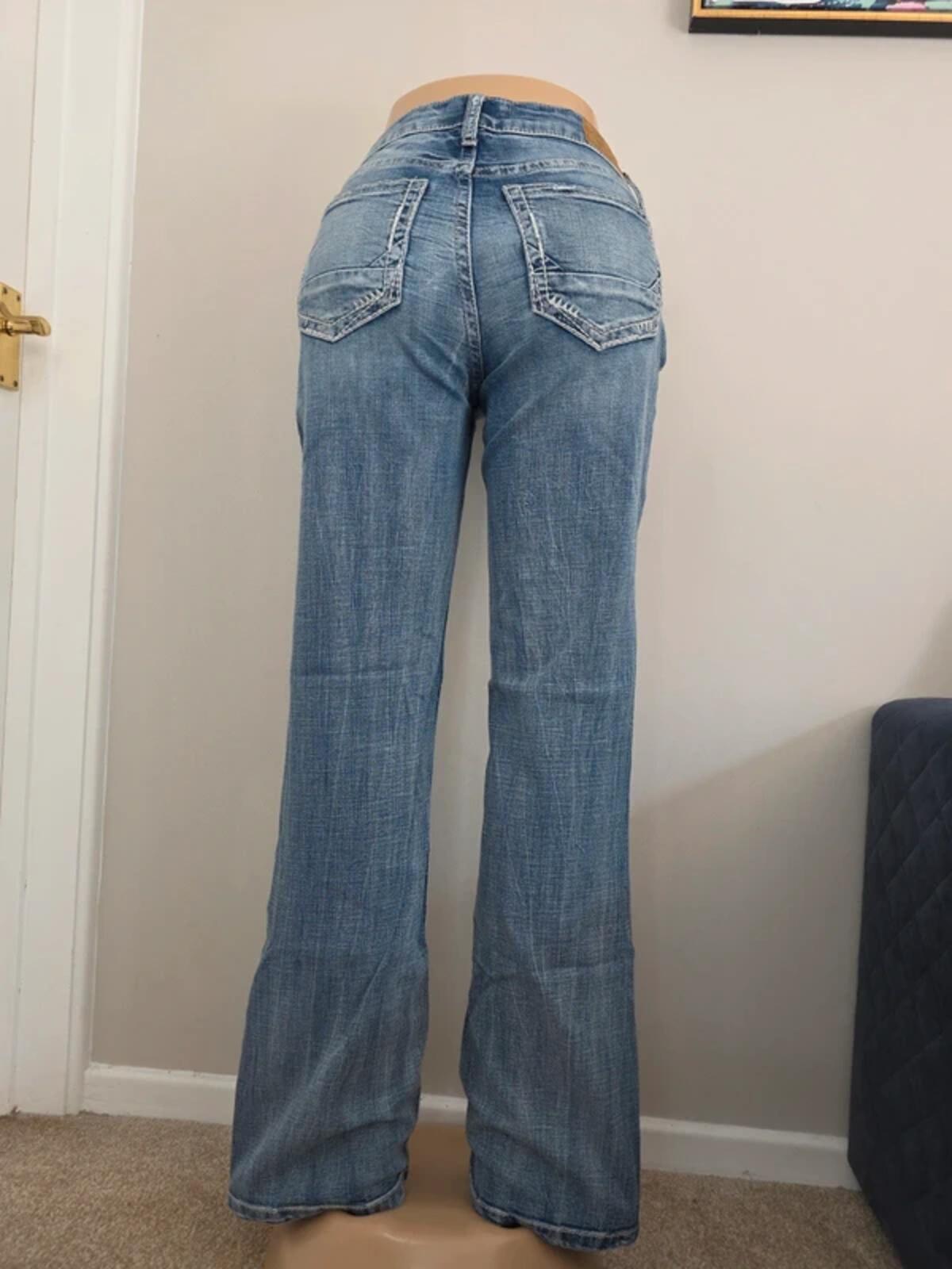 Daytrip Mid Rise Bootcut Vintage Y2K Jeans UK Size 12 Tall