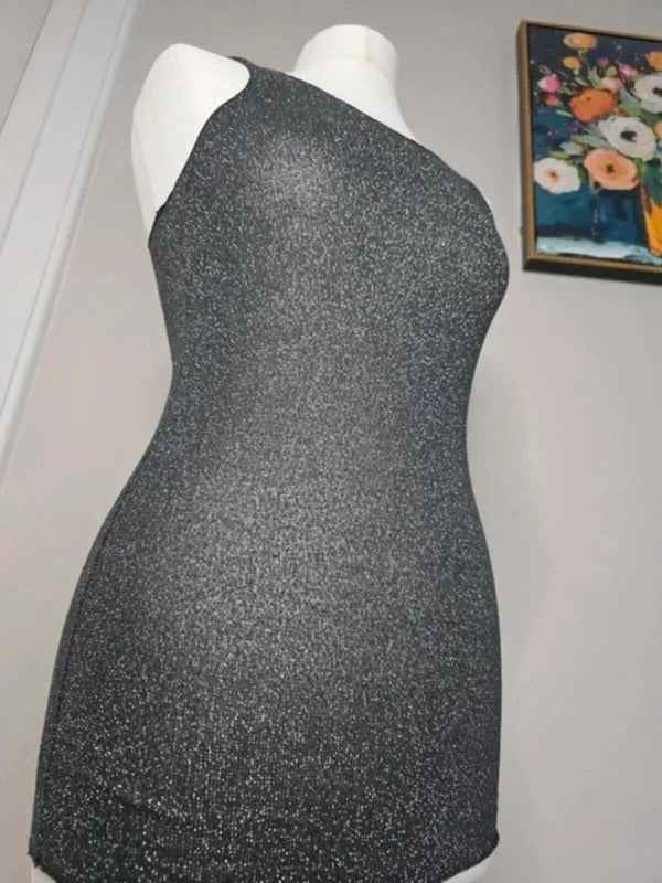 A. Vanto Sparkly Metallic Vest Top UK Size 8/10