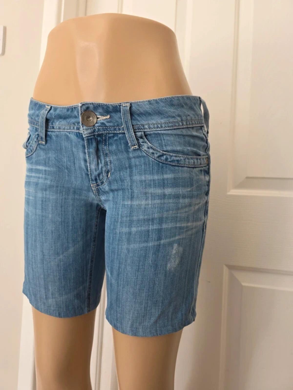 EDC by Esprit Low Rise Denim Shorts UK Size 6/8