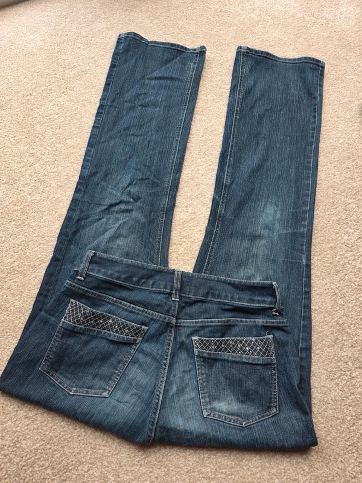 Vintage Y2K Riders by Lee Mid Rise Micro Bootcut Jeans UK Size 12