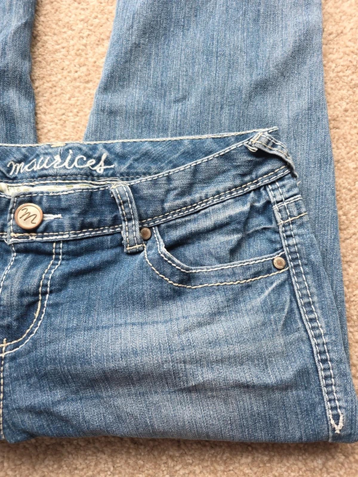 Vintage Y2K Maurices Low Rise Bootcut Jeans UK Size 12