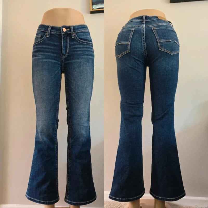 BKE Mid Rise Bootcut Vintage Y2K Jeans UK Size 6 Petite
