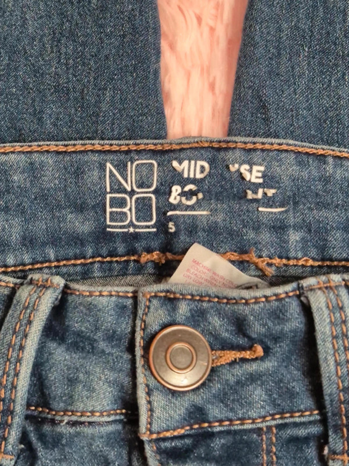 Vintage Y2K NoBo Stretch Bootcut Jeans UK 4