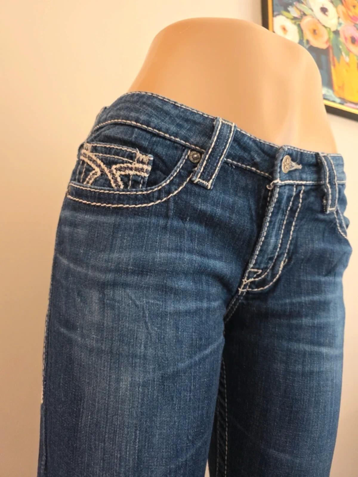 Big Star Low Rise Bootcut Vintage Y2K Jeans UK Size 8/10 Petite