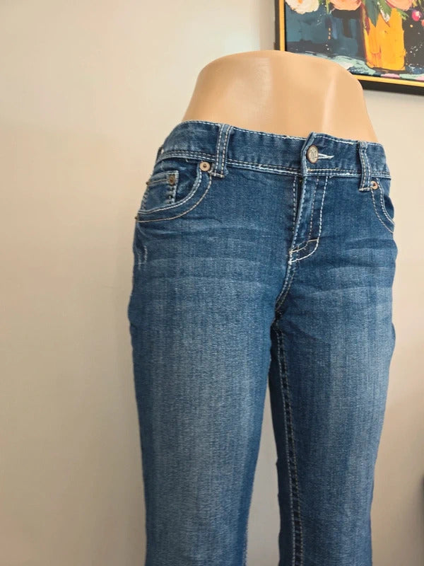 Maurices Mid Rise Bootcut Vintage Y2K Jeans UK Size 8/10 Petite