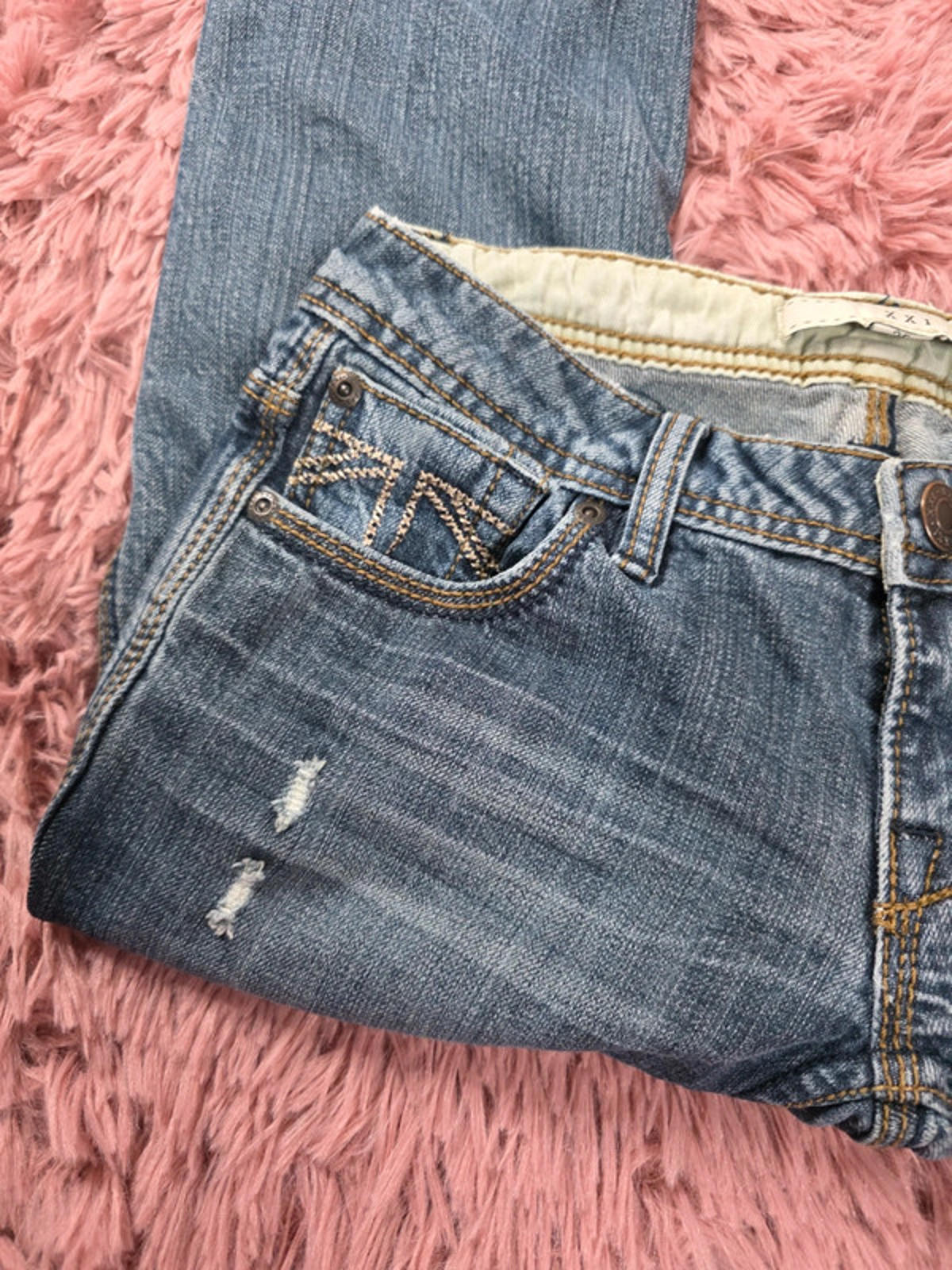 Vintage Y2K XXI Super Low Rise Bootcut Jeans UK size 8
