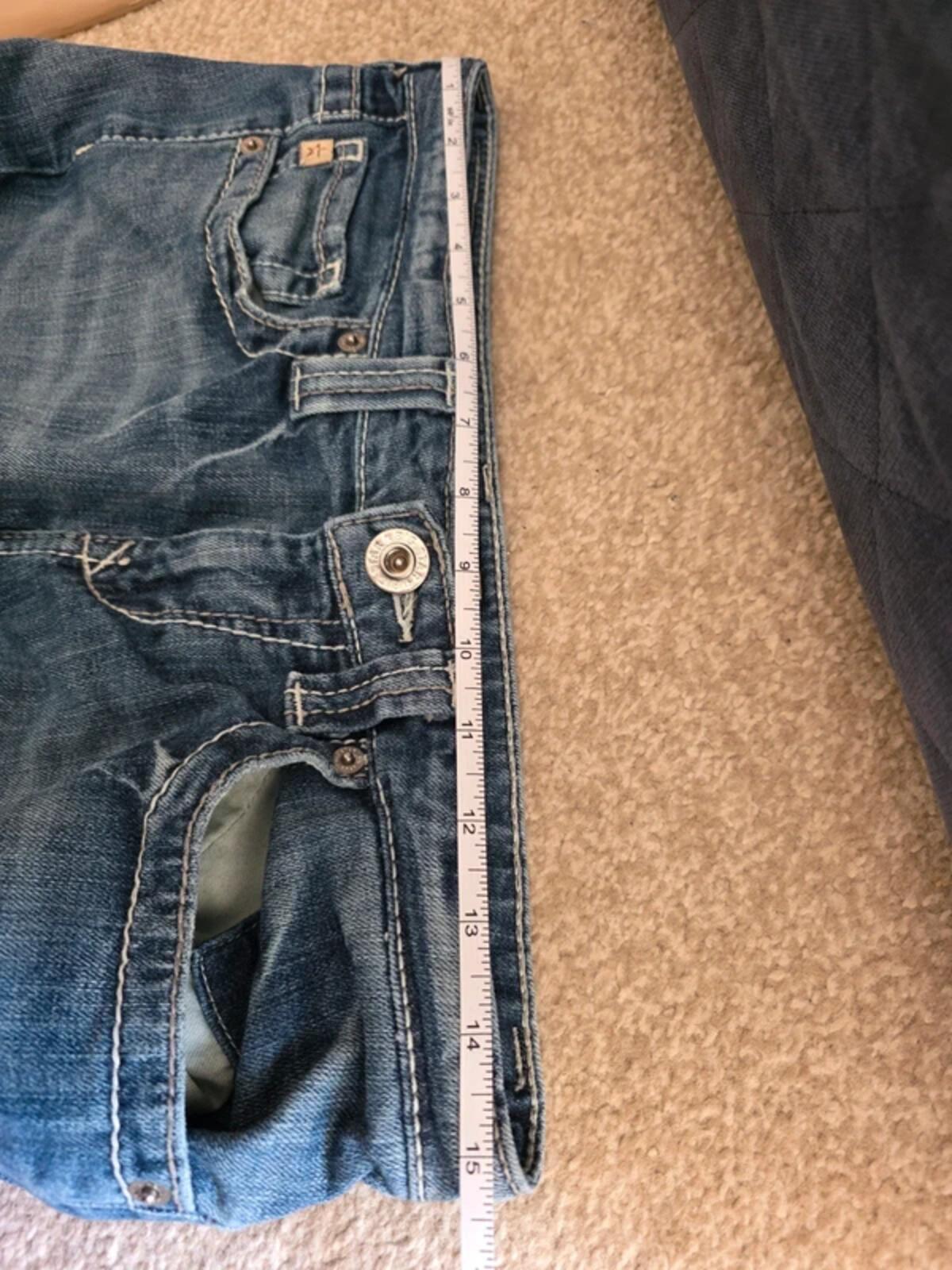 Big Star Ultra Low Rise Bootcut Jeans UK Size 8