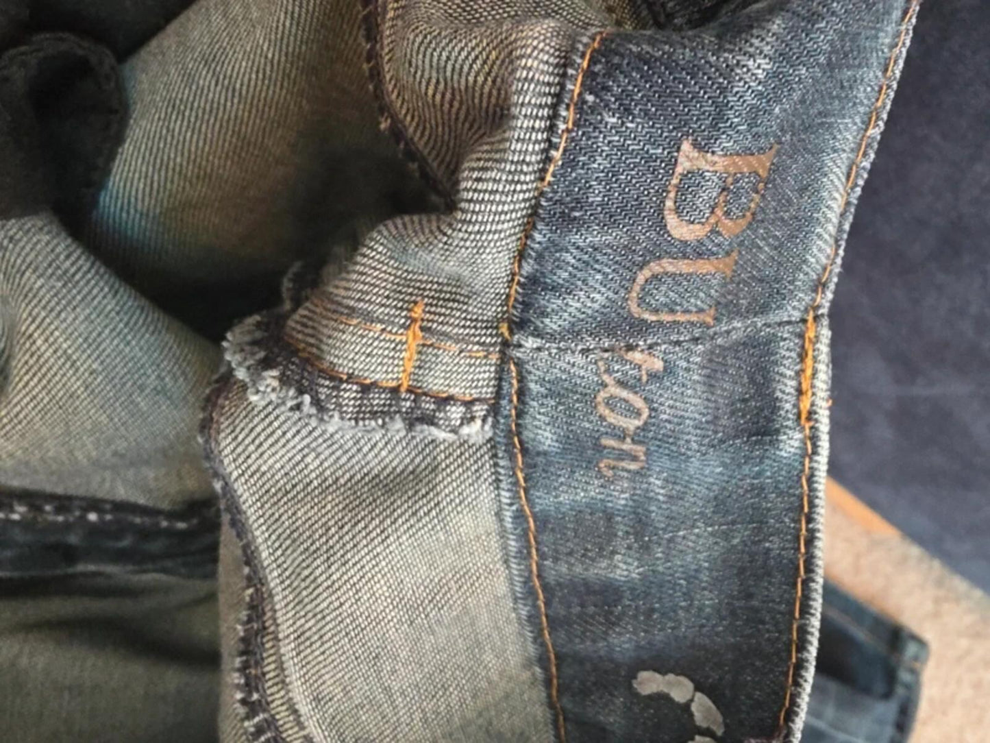 Buffalo David Bitton Low Rise Bootcut Vintage Y2K Jeans UK Size 8