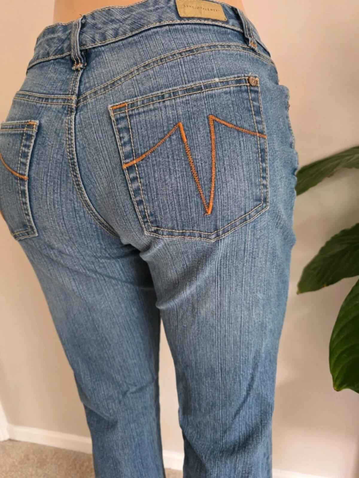 Vintage Y2K Sergio Valente Low Rise Bootcut Jeans UK Size 10/12