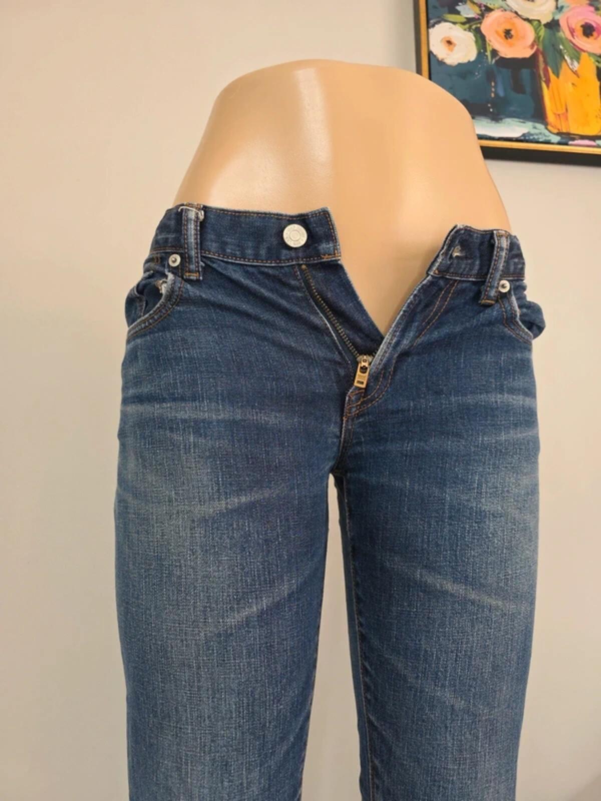 Gap Low Rise Skinny Vintage Y2K Jeans UK Size 4/6 Petite