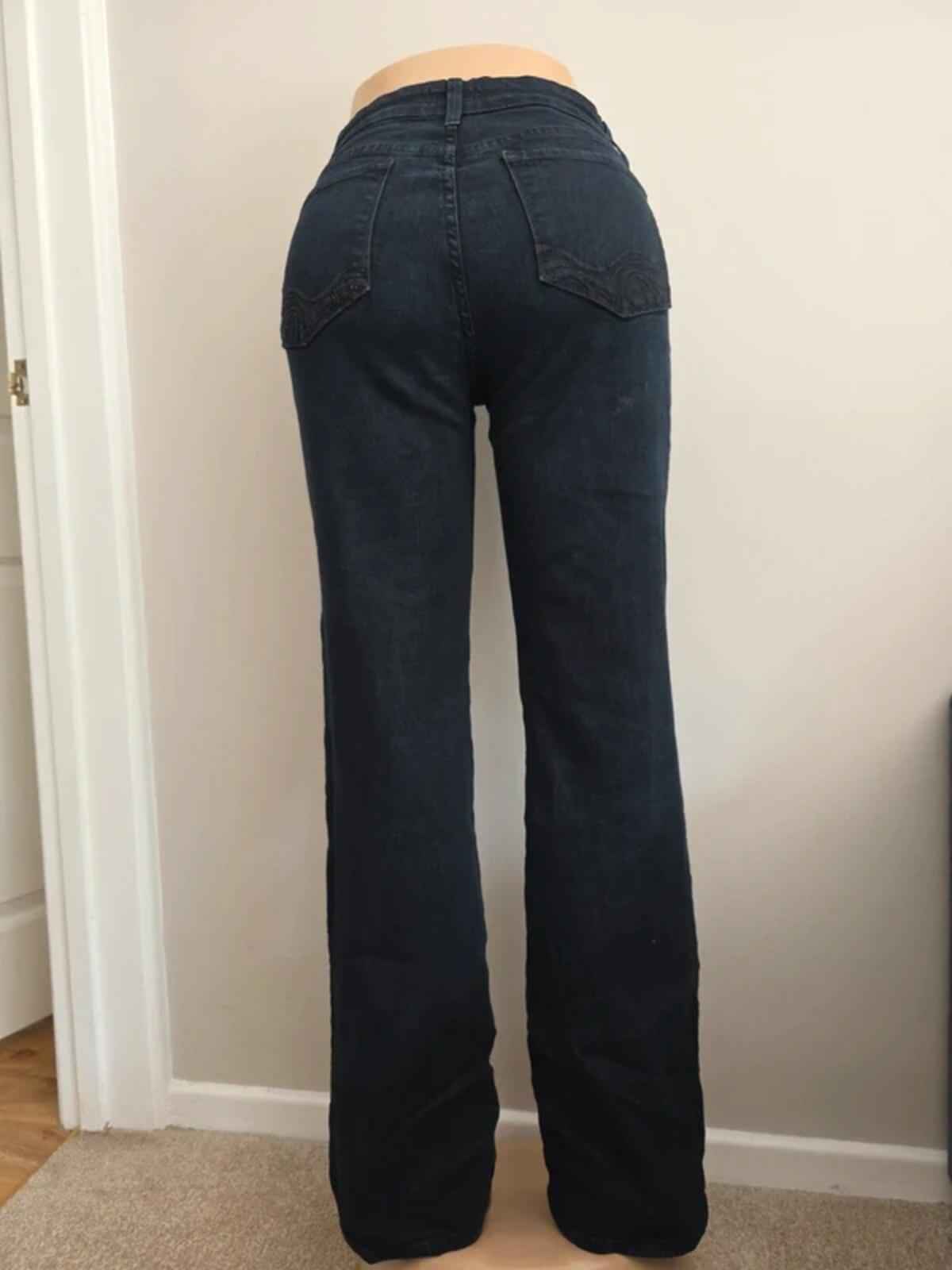 NYDJ Mid Rise Relaxed Bootcut Vintage Y2K Jeans UK Size 8