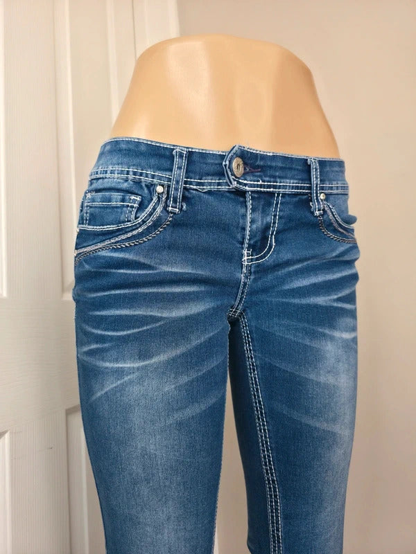 Ariya Low Rise Bootcut Vintage Y2K Jeans UK Size 6/8
