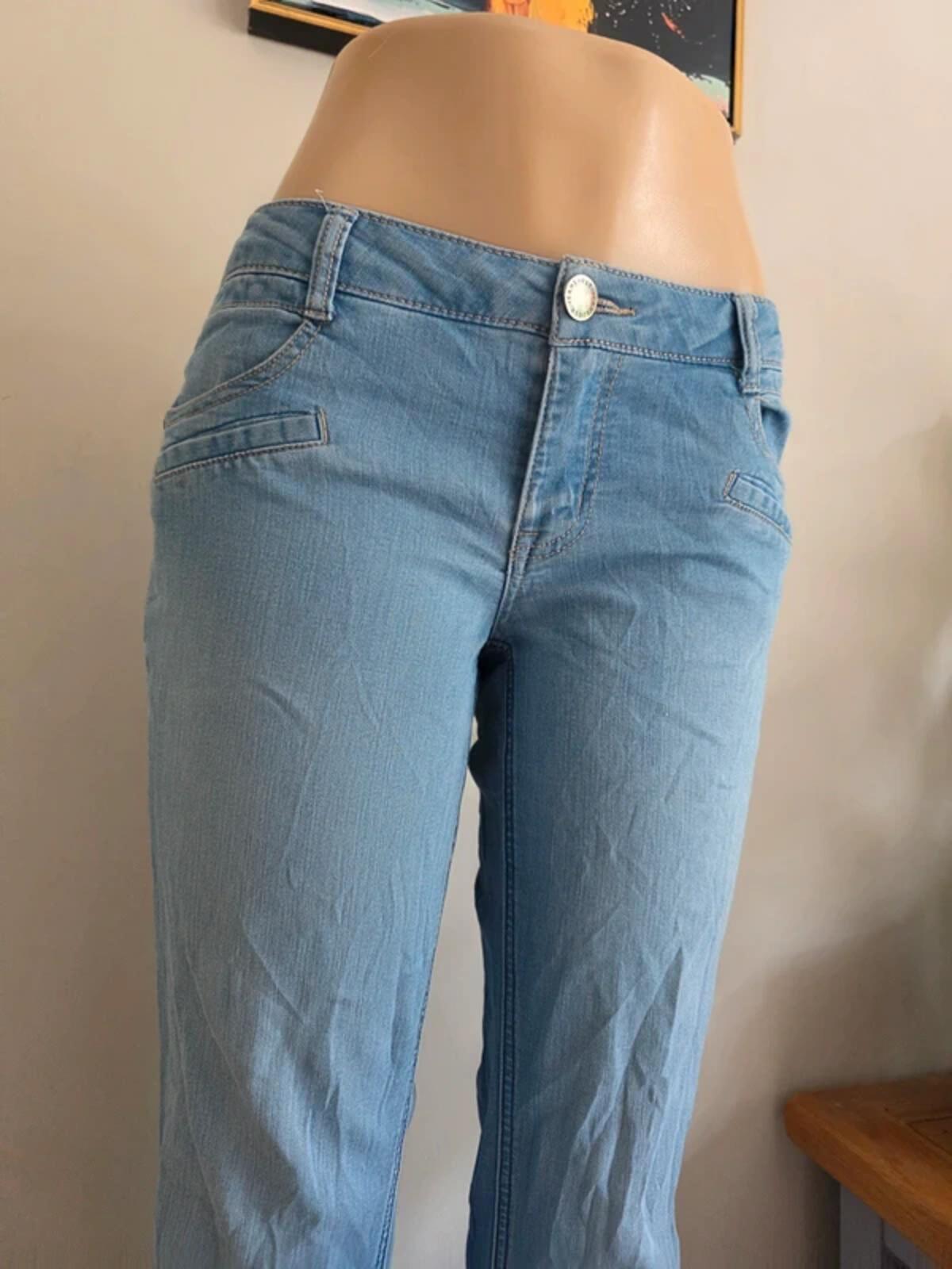 Vintage Y2K Jolt Low Rise Flared Jeans UK Size 10