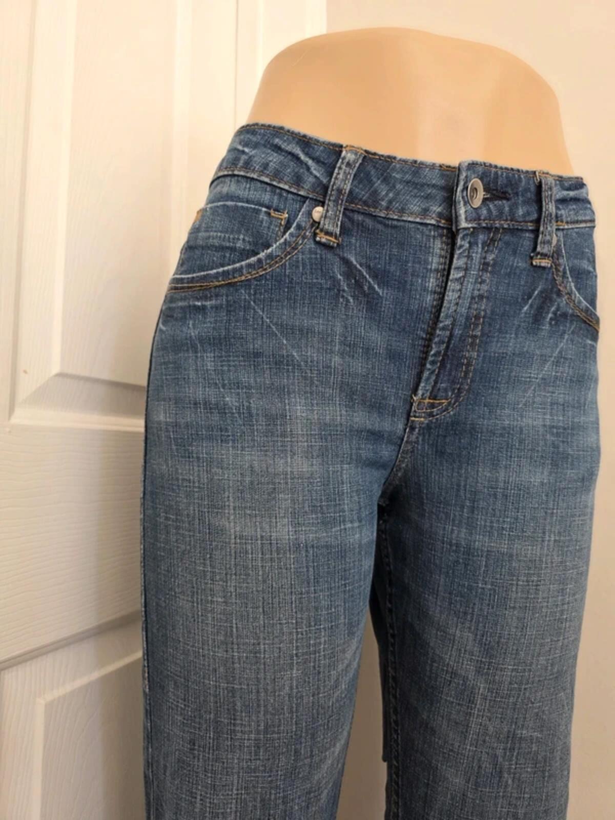 Lee Mid Rise Bootcut Vintage Y2K Jeans UK Size 12