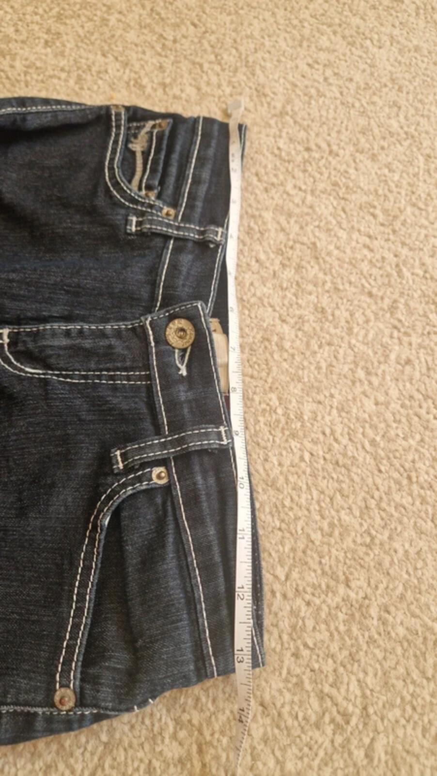 Hammer Low Rise Bootcut Flared Dark Wash Denim Jeans UK 6