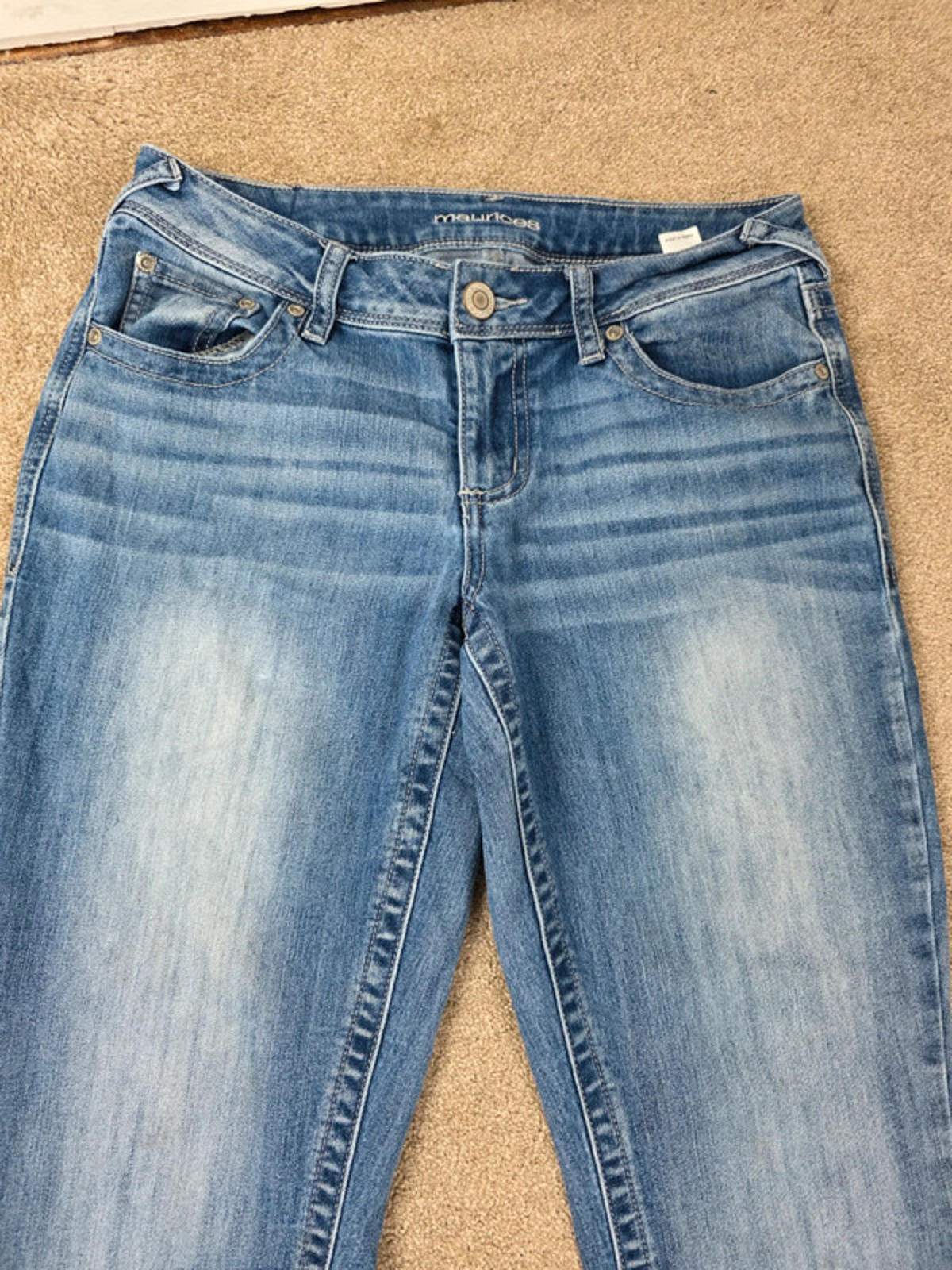 Vintage Y2K Maurice’s Low Rise Bootcut Jeans UK Size 12 Petite