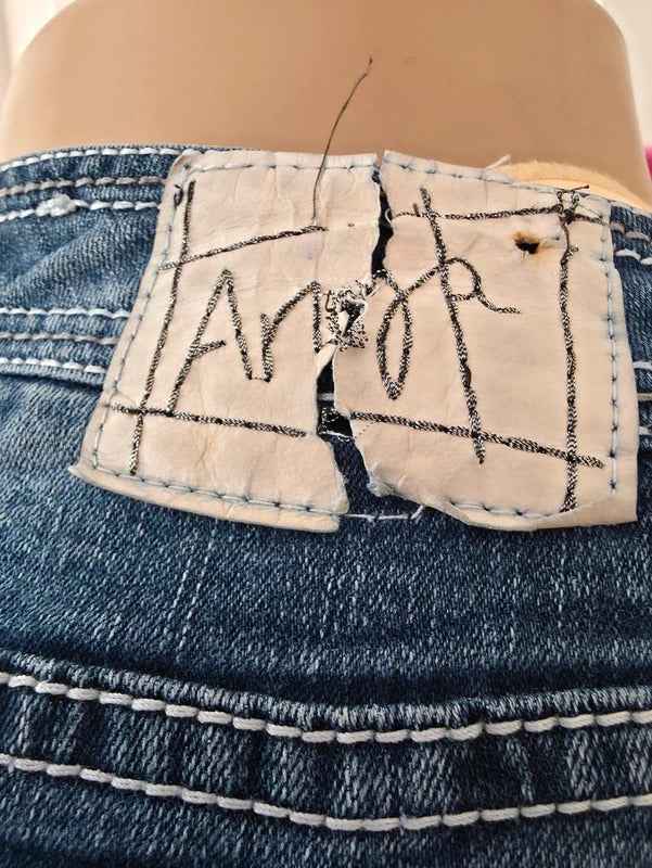 Ariya Low to Mid Rise Bootcut Vintage Y2K Jeans UK Size 12