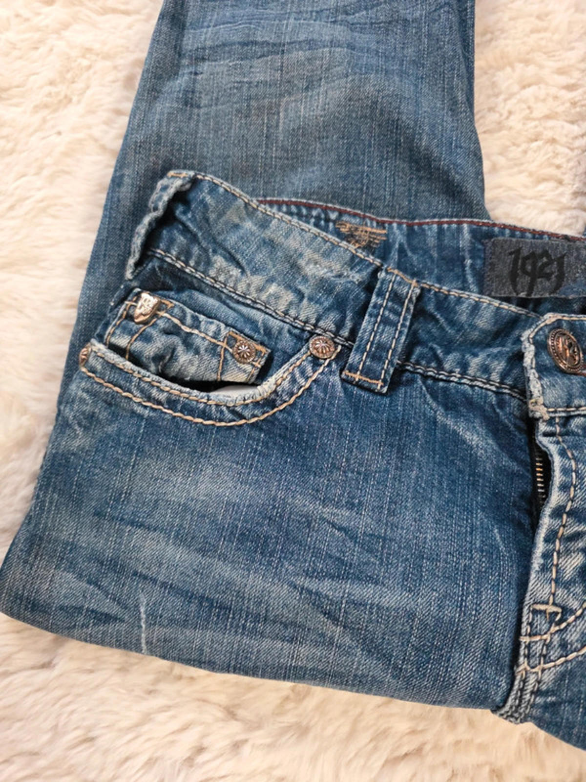 Vintage Y2K 1921 Straight Mid Rise Jeans UK Size 10