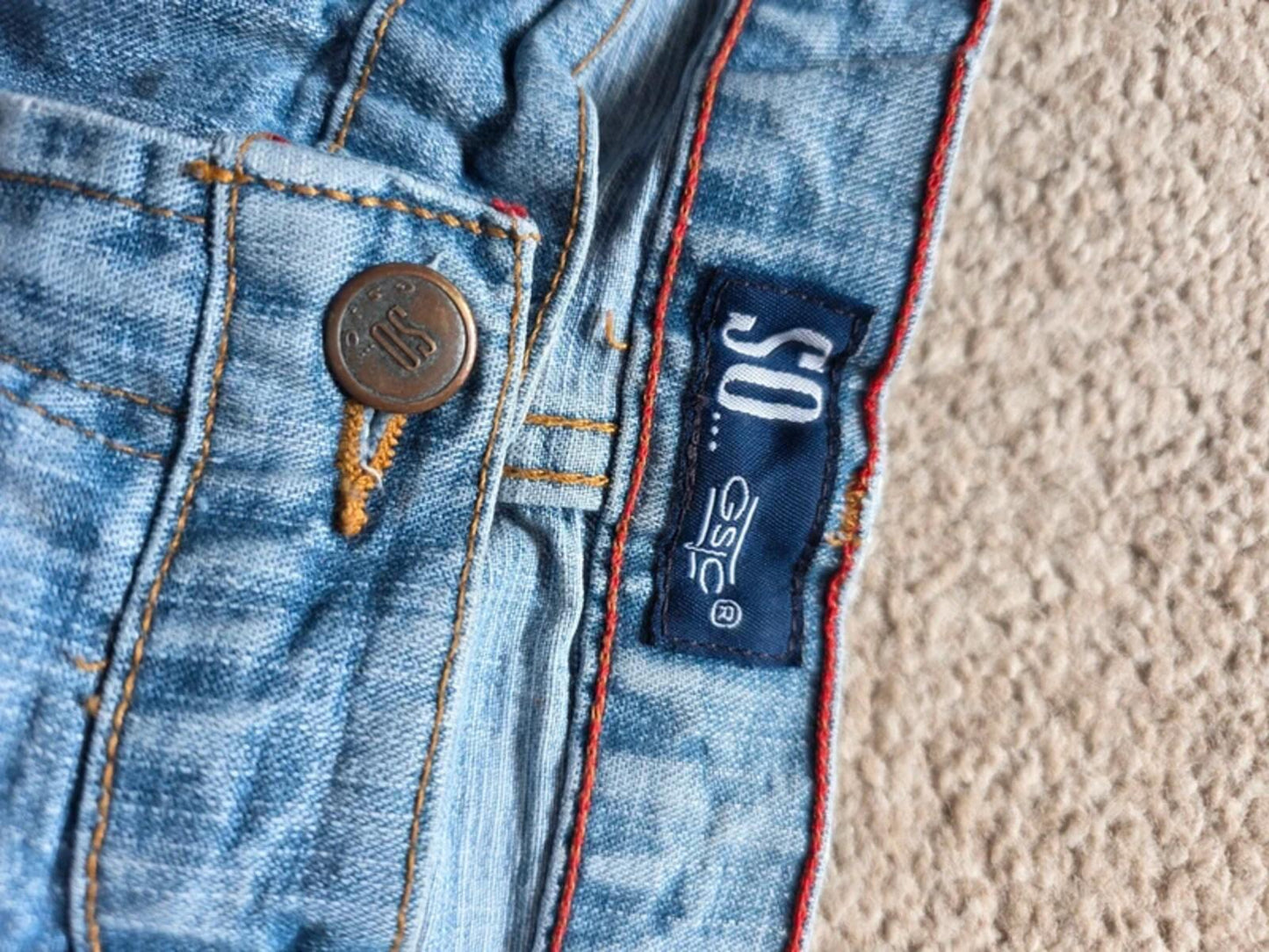 Vintage Y2K So GSJC Mid Rise Bootcut Jeans UK Size 14