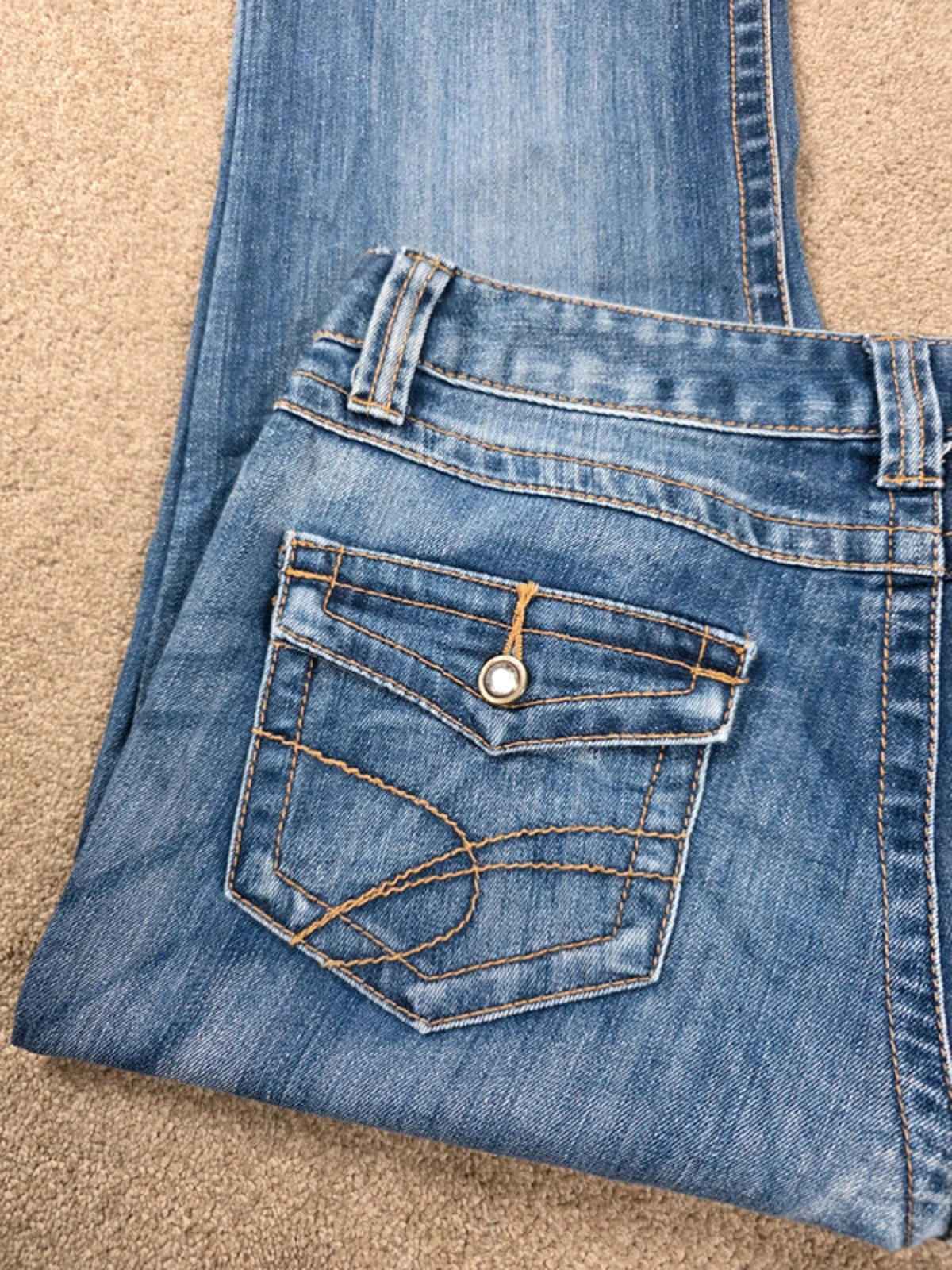 Vintage Y2K INC Denim Curvy Fit Bootcut Jeans UK Size 12